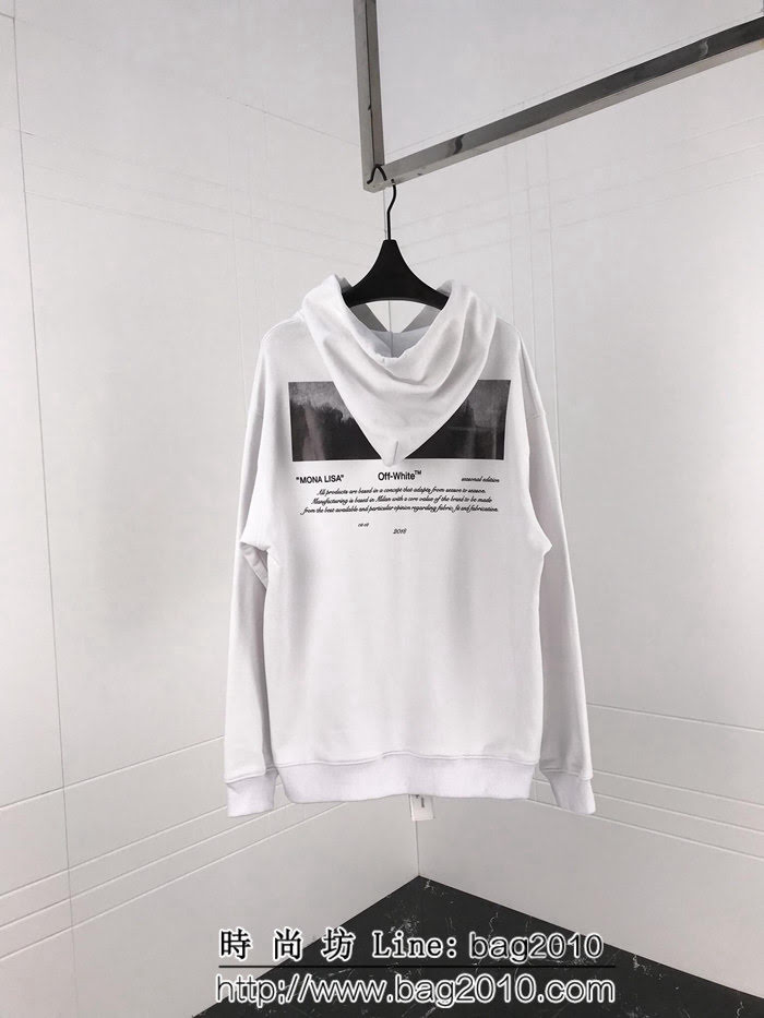 OFF Whitefor all系列 03支線 純棉帽衫 情侶款 ydi1269